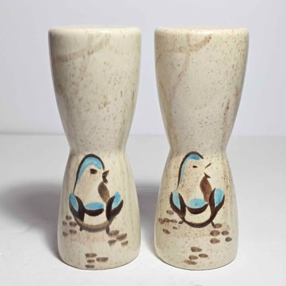 MCM Red Wing Bird Salt and Pepper Shakers Vintage